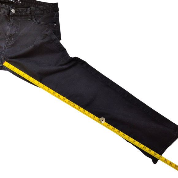 Lee Black Bootcut Jeans Women's Size 34x31 Regular Fit Mid Rise Stretch - Picture 9 of 10